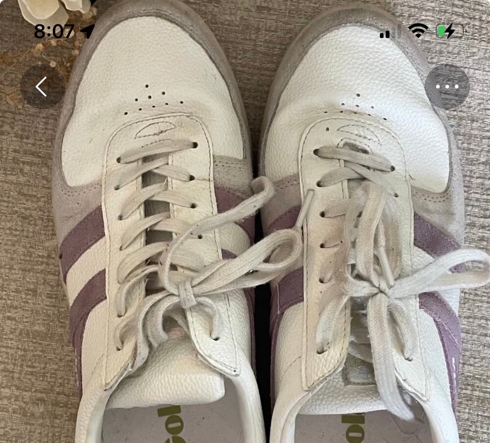 Gola Classics Trident White Purple Sneakers Women’s Size 10 EU 41